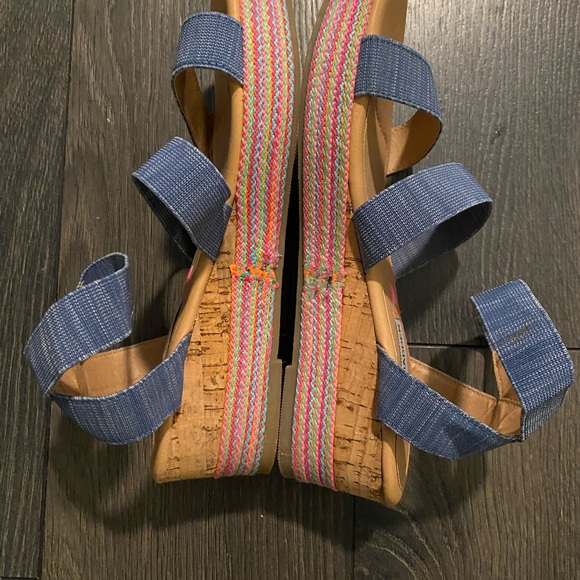 Denim Steve Madden Sandals in Size 6 - Picture 2 of 4